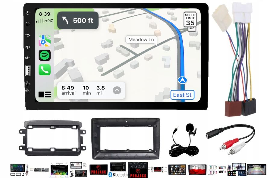 Radio Opel Vivaro 2014-2019 Android-Auto Carplay Usb Mp3 Bluetooth