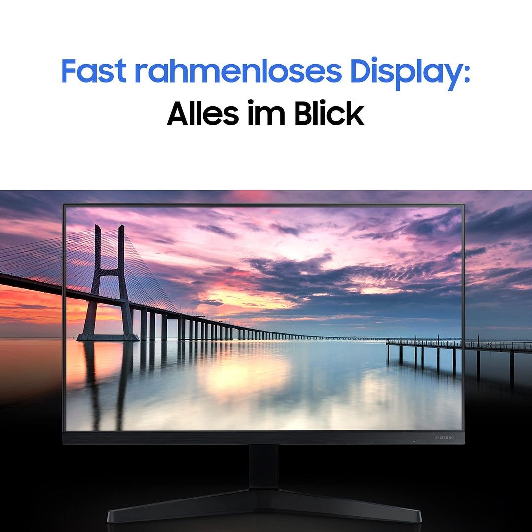 Samsung Monitor F24T352FHR, 24 polegadas, painel IPS, resolução Full H