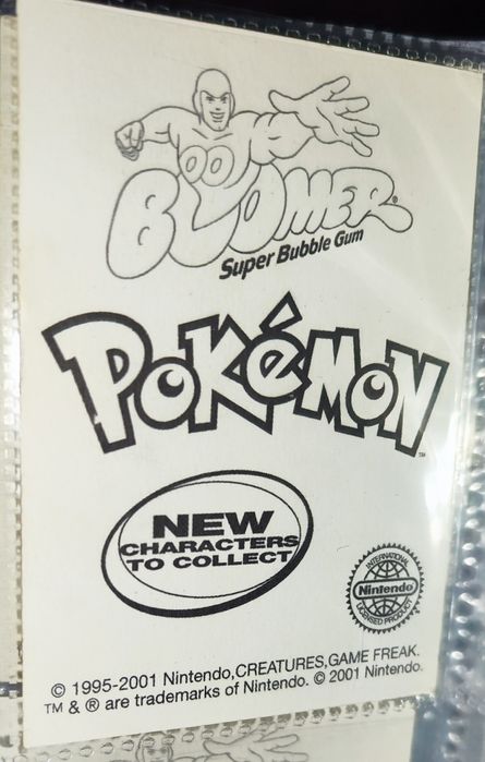 #1 Bulbasaurn Holo Super Bubble Gum Boomer