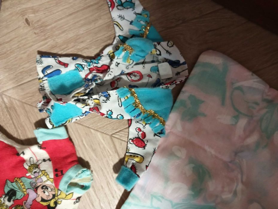 Ubrania dla lalki Barbie ciuszki + pościel