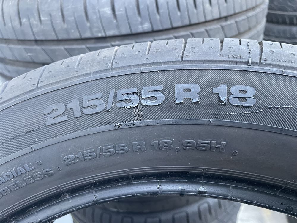 шини бу  215/55 r18 літо стан нових