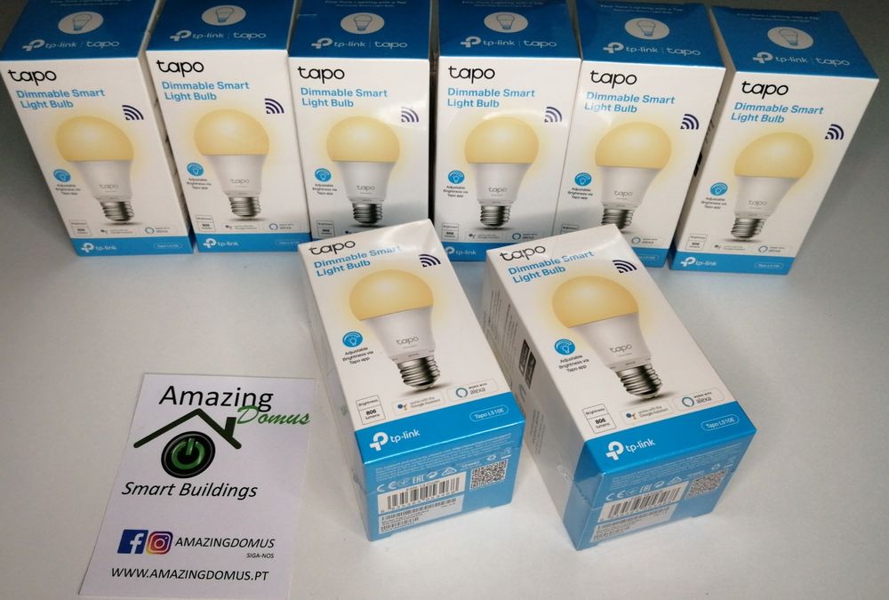 Lâmpadas WiFi TP-LINK Tapo L510E com Ajuste de Intensidade