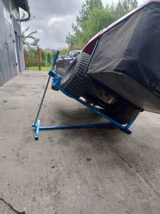 PODNOŚNIK do traktora kosiarki serwisowy 400 kg lewarek wyciągarka
