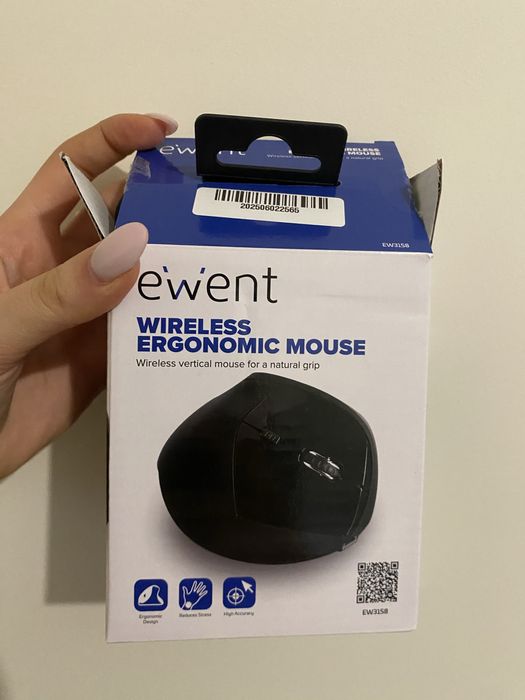 Rato vertical wireless preto NUNCA USADO - 2 unidades diponiveis