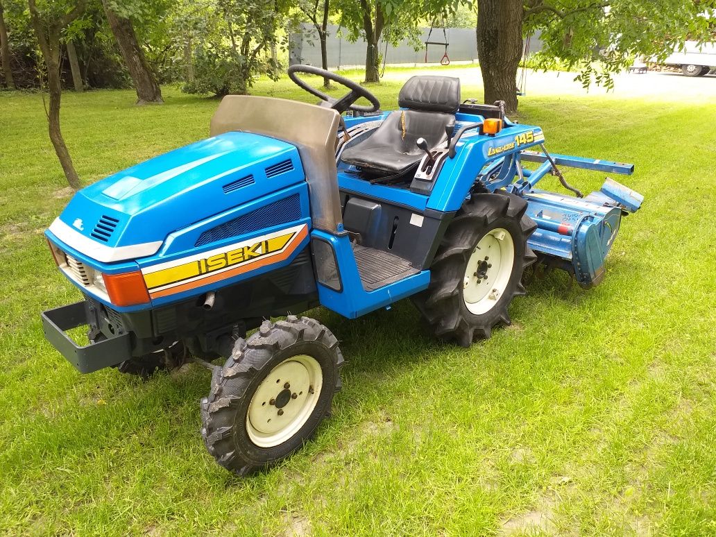 Mini Traktorek Iseki Landhope 145 15km 4x4 z glebogryzarką 120cm Orgin