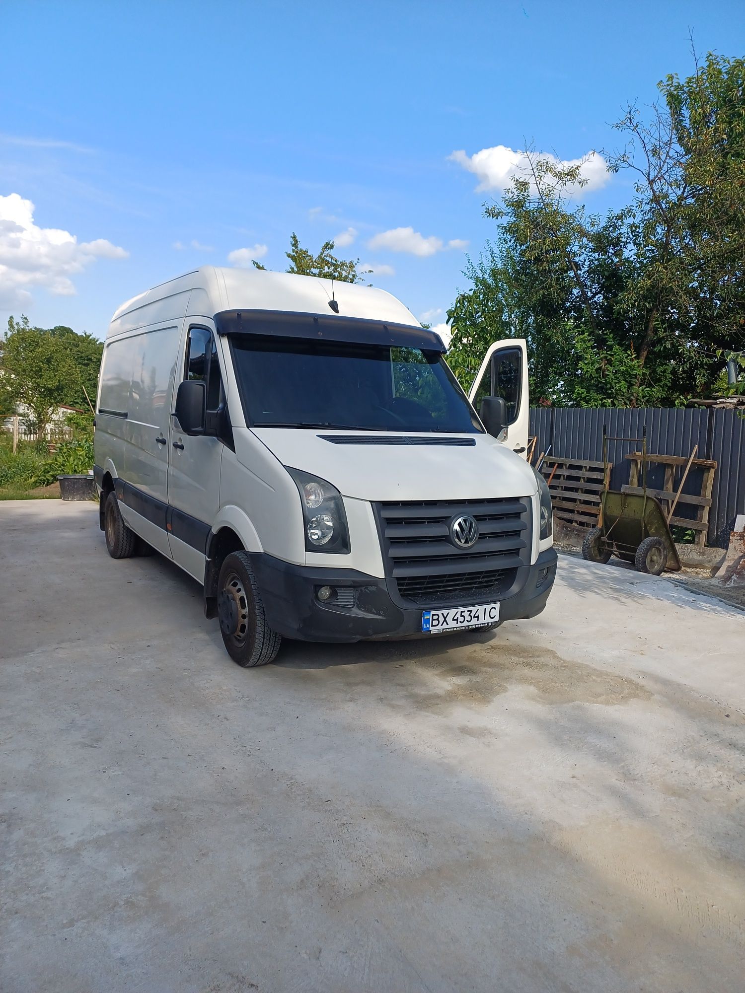 Вантажний бус  двухкатковий Volkswagen crafter 2008р. грузовий вольцва