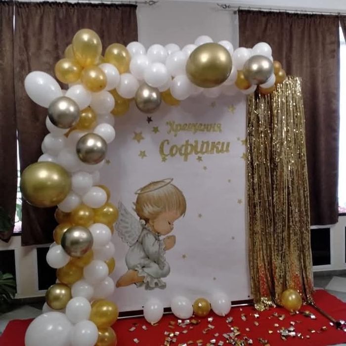 Фотозона на свято кульки