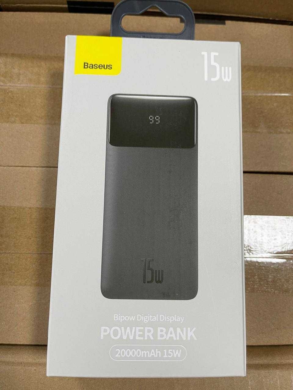 Power bank Baseus 20000mAh 15W.  павербанк Базеус