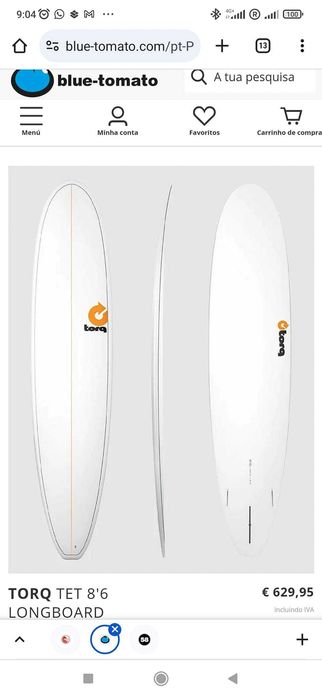 Long 9 malibu 8.6 Evolution Funboard epoxy NSP Torq prancha surf FCS