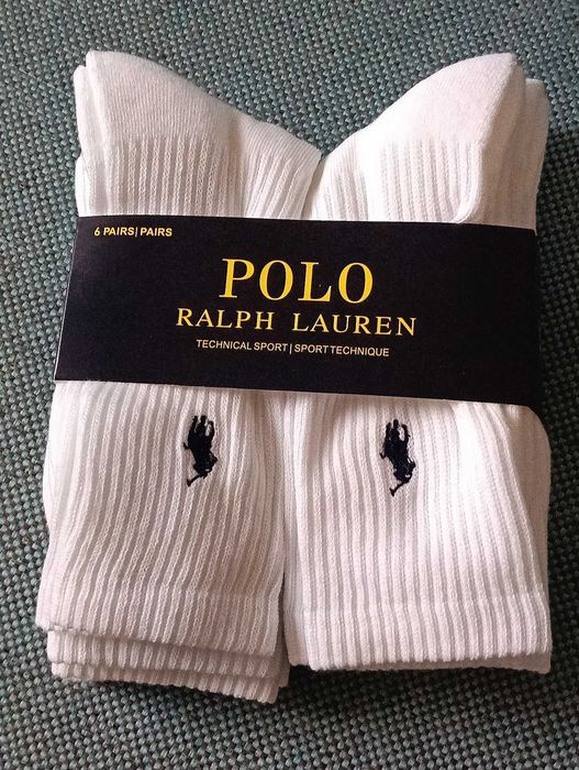 Ralph Lauren nowe oryginalne 6 par skarpet rozm. 6-12
