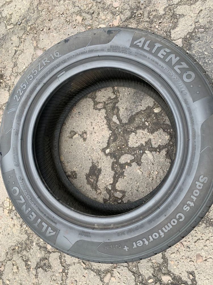 Шини 225/55 R16 Altenzo літо 2019р,7мм