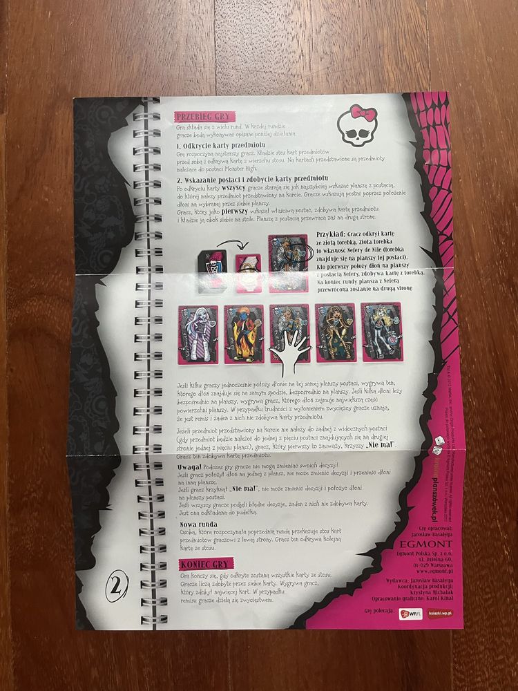 Gra dziecięca Monster High