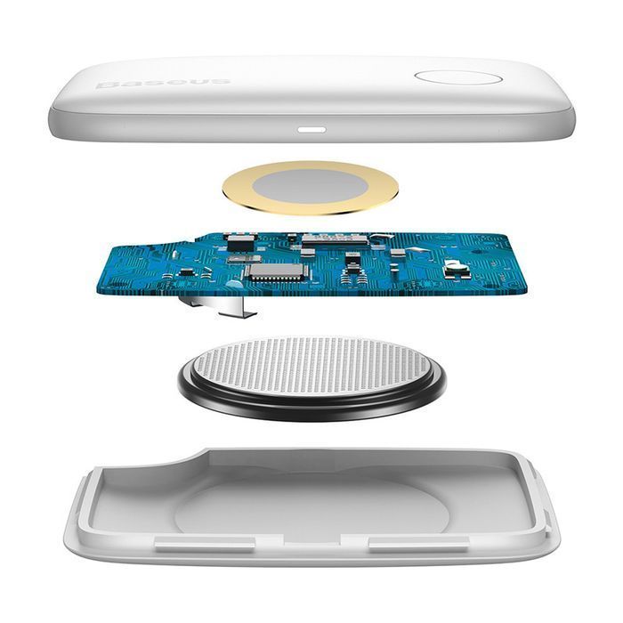 Lokalizator Bluetooth Baseus T2 Klucze Portfel Anti-Lost Biały