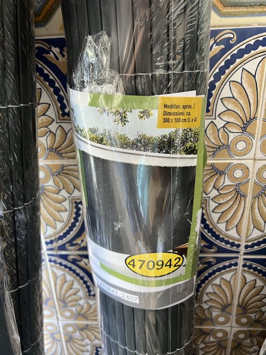 Vedação jardim ou vedação corta vento varanda PVC