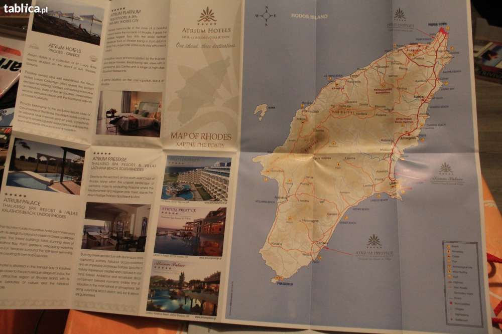 Wyspa Rodos-mapa-plan miasta-Grecja-709