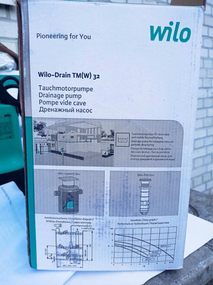 Дренажний насос Wilo TM(W)  (вило) -drain tmw