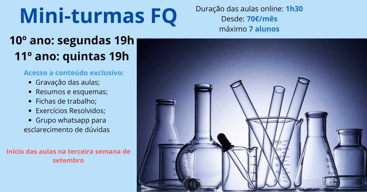 Explicações Física e Química A