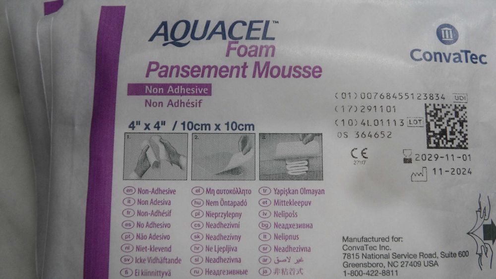 Opatrunki AQuacel Foam Pansement Mousse 10 szt