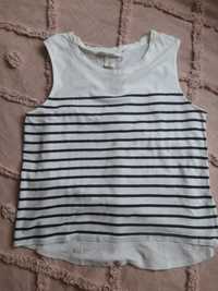 Bialy top z H&M r. S
