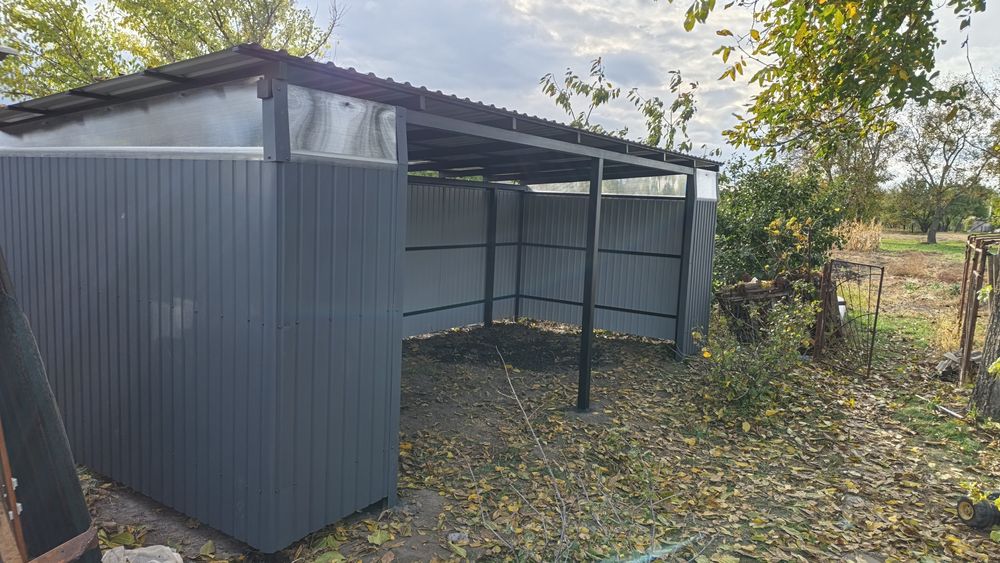 Навесы любой сложности по хорошей цене,заборы и ворота с профнастила.