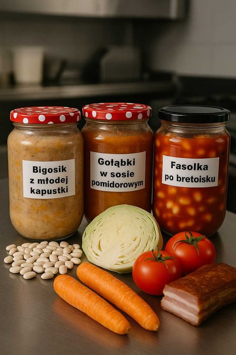 Zestaw 14x0,9l słoiki wekowane z obiadami z wysyłką termo