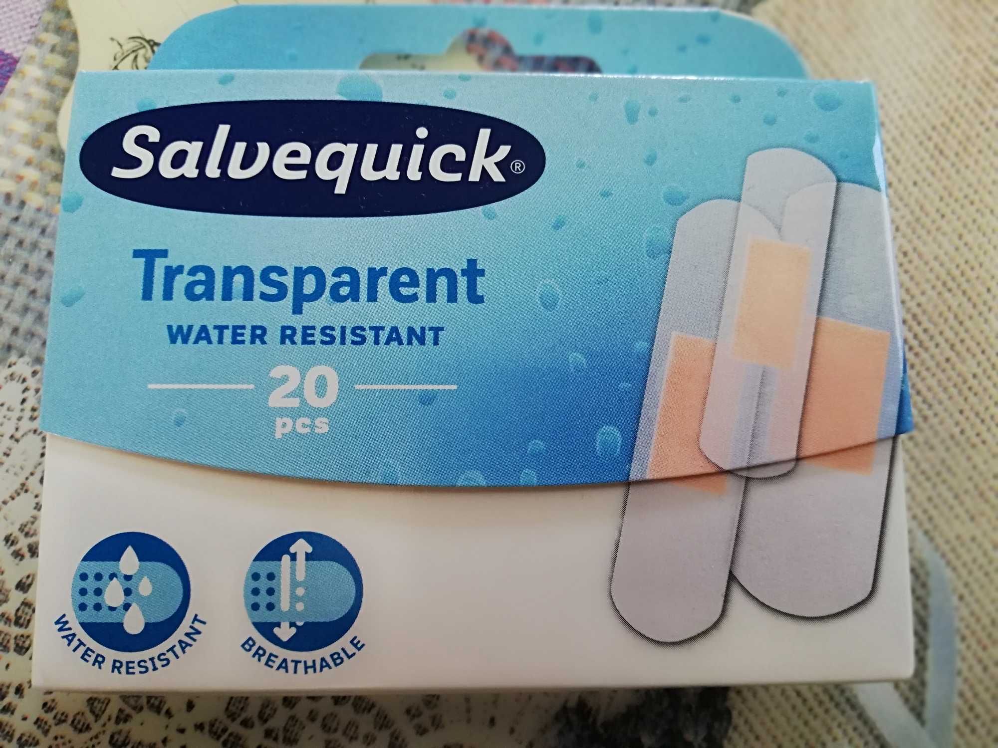 Plaster na rany Salvequick transparenty