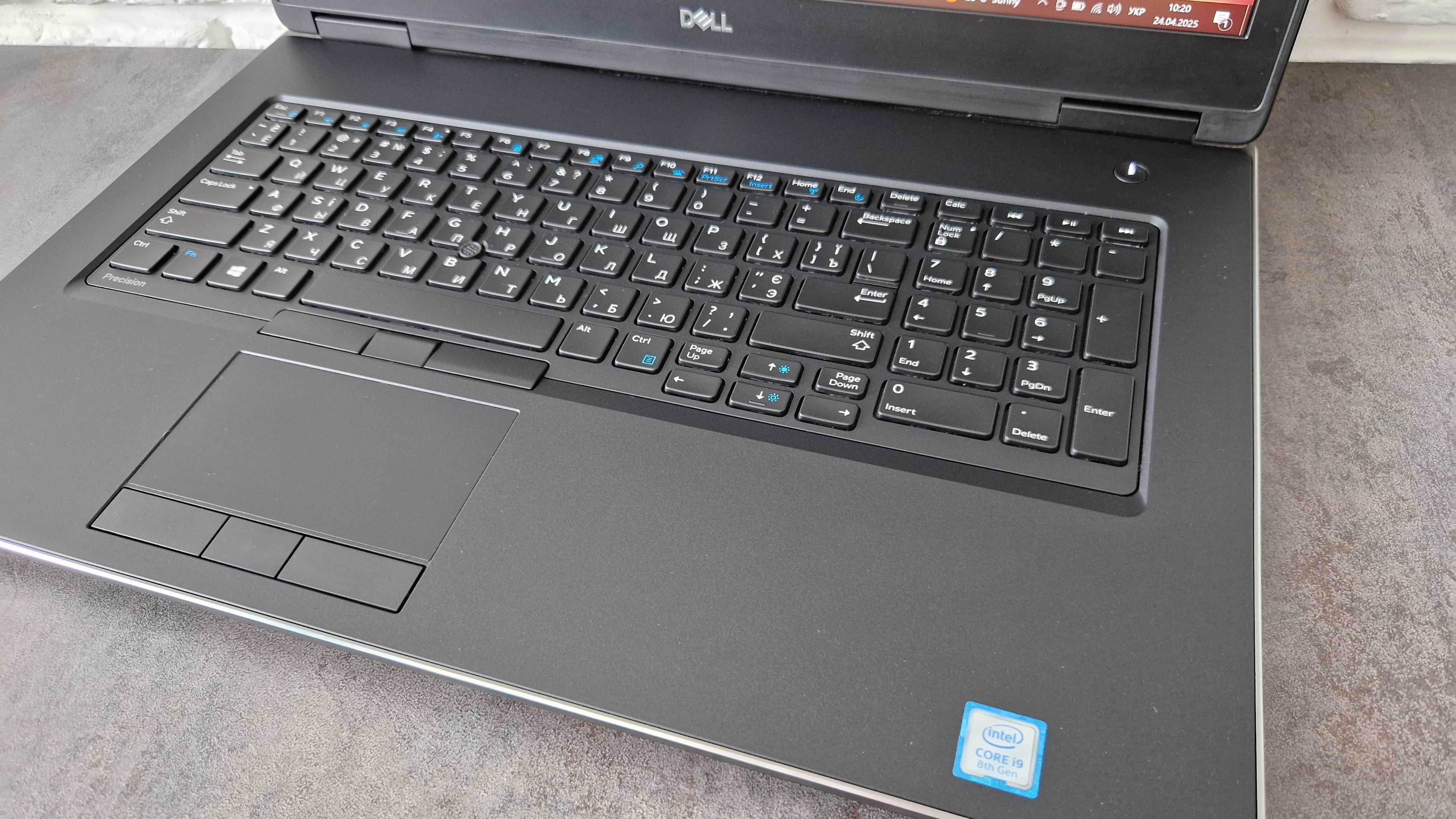 Ноутбук Dell Precision 7730/i9-8950HK/32/128/512/NVIDIA/4K