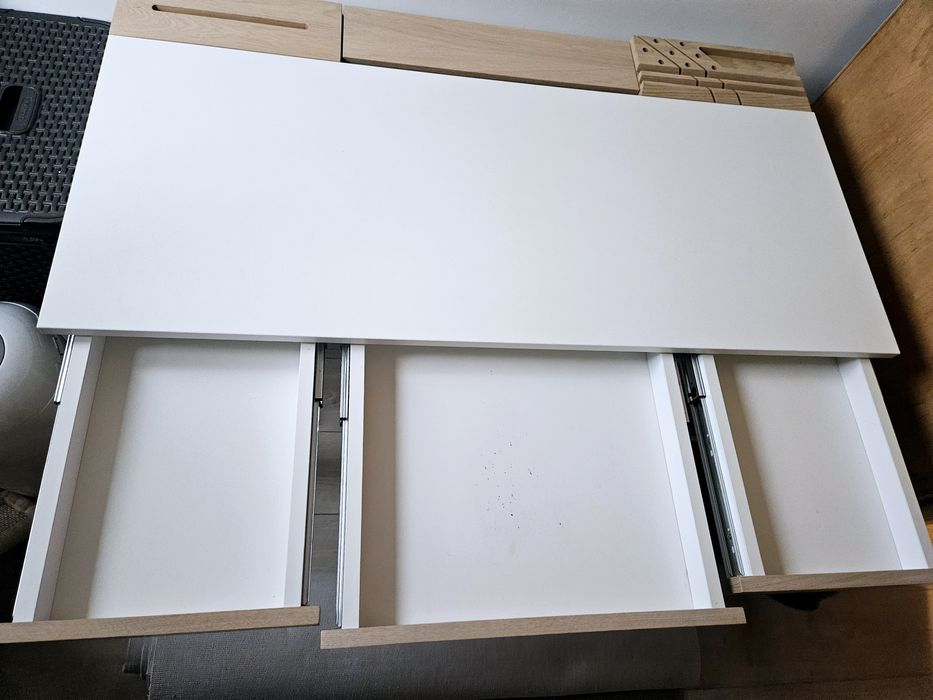 Biurko Omni Paged szuflady półki