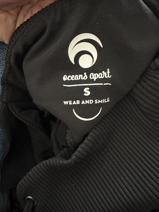 Спортивные крутые леггинсы в рубчик на шнуровке лосины ocean apart р.s