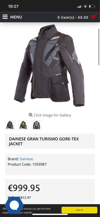 Мотокуртка DAINESE Gran Turismo Gore‑Tex Jacket
