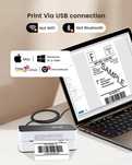 Drukarka do Etykiet Vretti 4×6 USB – Profesjonalne Drukowanie