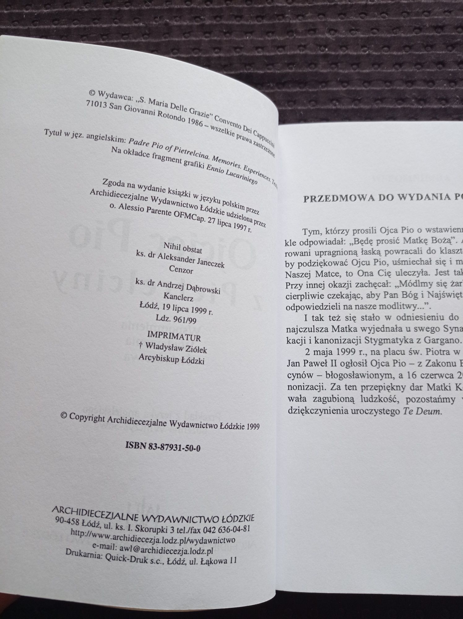 Ojciec Pio z Pietrelciny Alberto D Apolito
