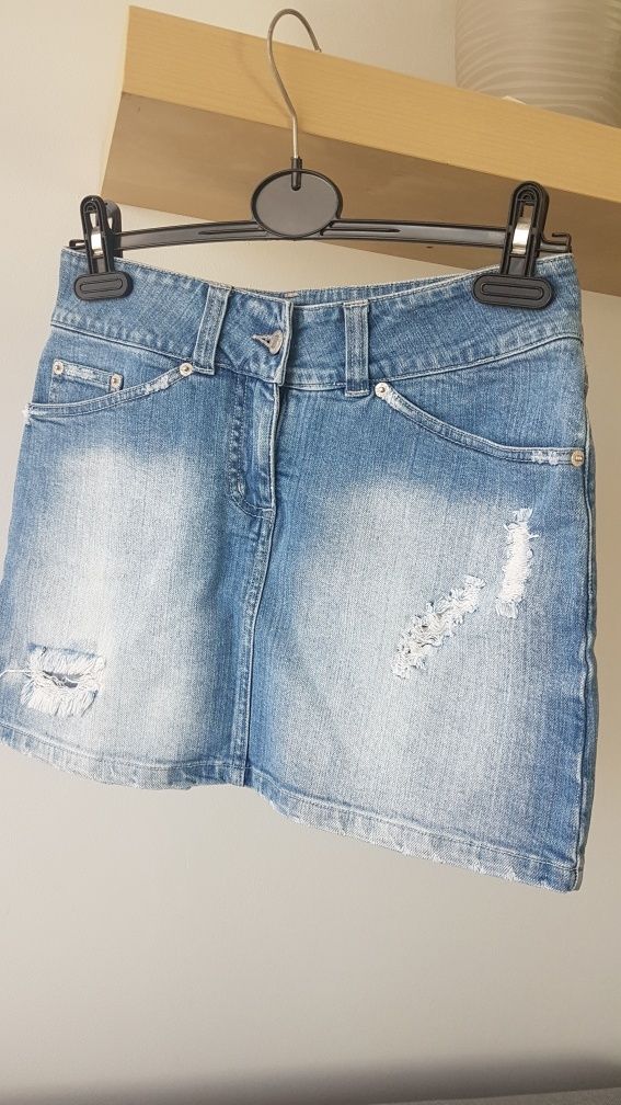Spódniczka mini dżins