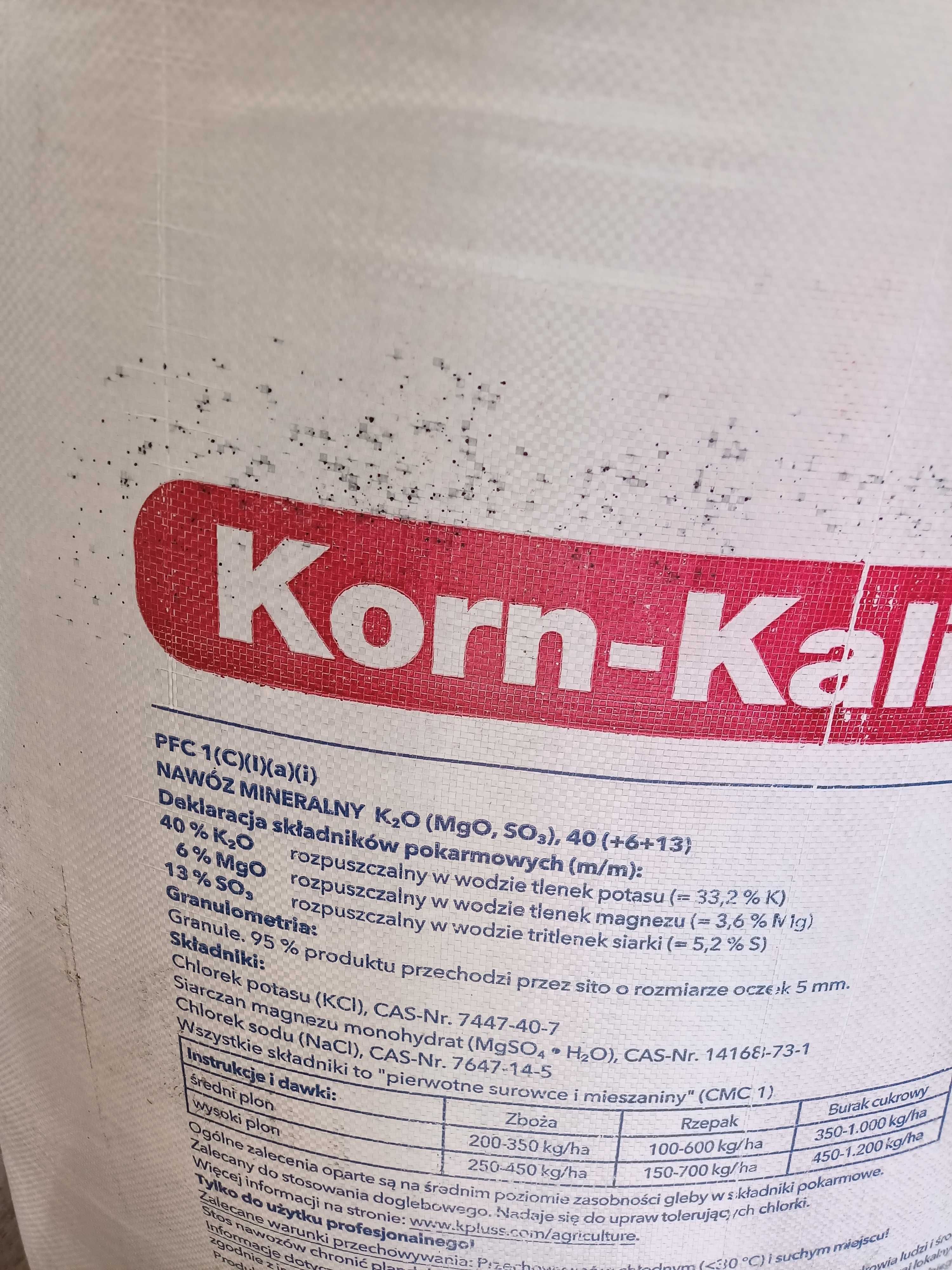 Korn Kali, K+S, Korn kali 40%, nawóz potasowy oryginalny , korn kali
