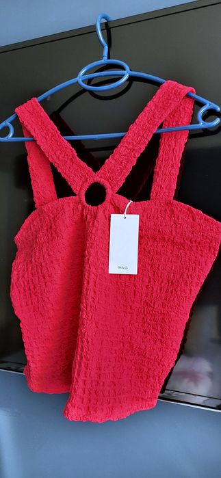 Mango malinowy Top z teksturą XL