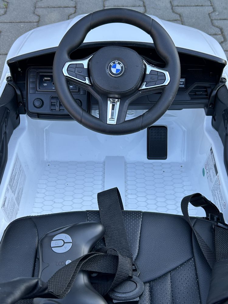 Auto Na Akumulator BMW M4 2X45 WATT Akumulator 12V 7Ah Skóra Pilot