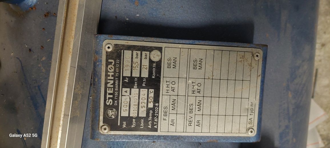 Compressor  de 500l pressão  15 bares