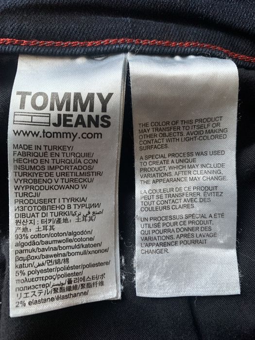 Мужские джинсы Tommy Hilfiger темно-синий.Размер 32W/32L