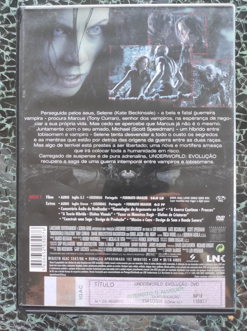 DVD Underworld evolução