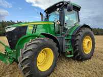 John Deere 7230 r, 9.0 L  ,przedni WOM, TUZ, pneumatyka, Fendt 824,