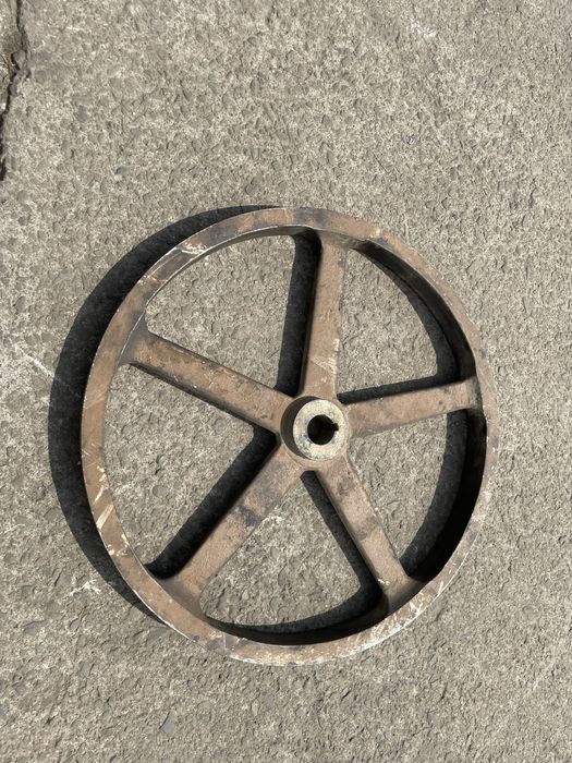 Koło pasowe wieloklinowe szajba siajba 2 paski 450 mm aluminum