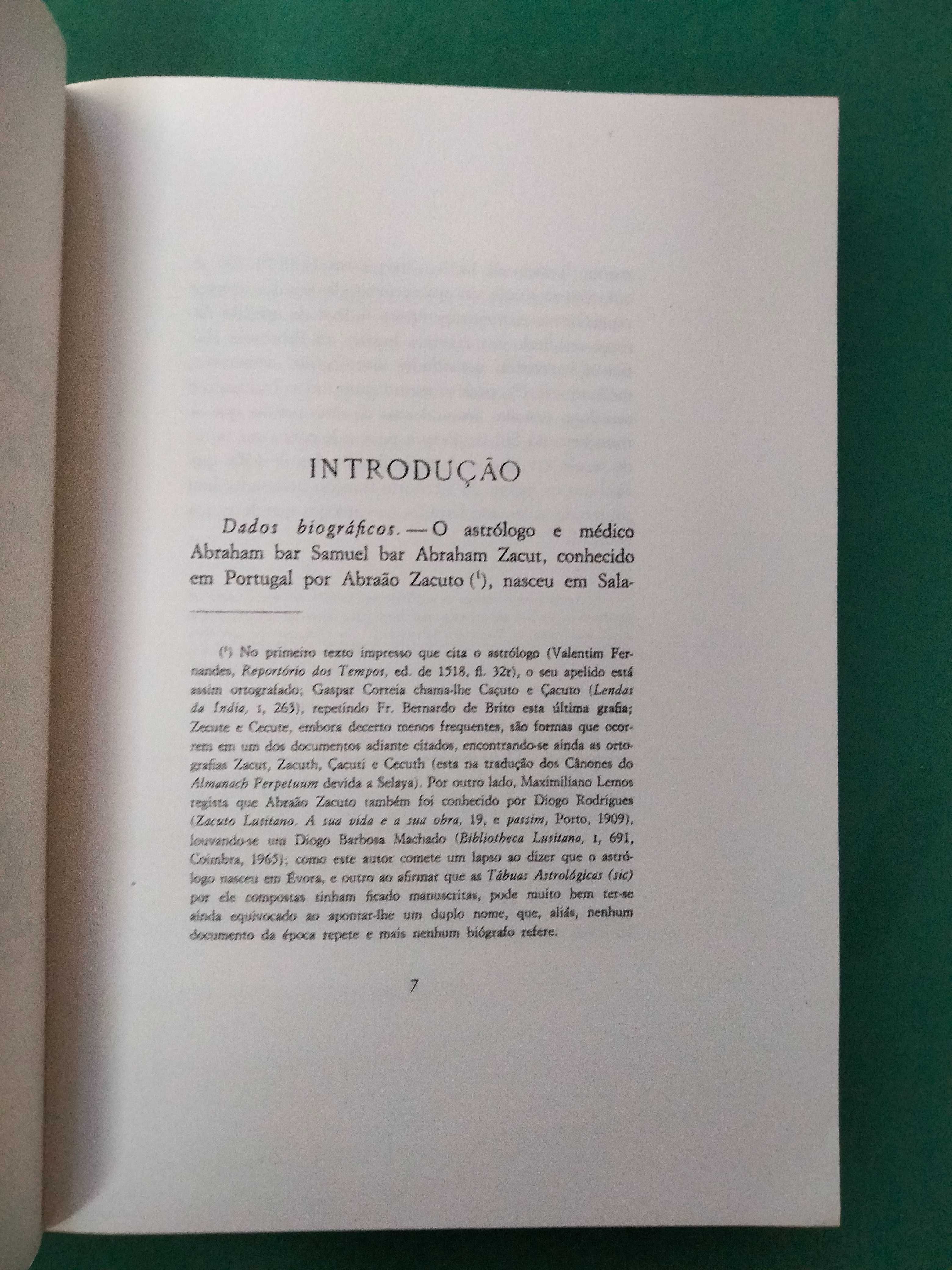 Almanach Perpetuum de Abrãao Zacuto (Reprodução em Fac-símile)