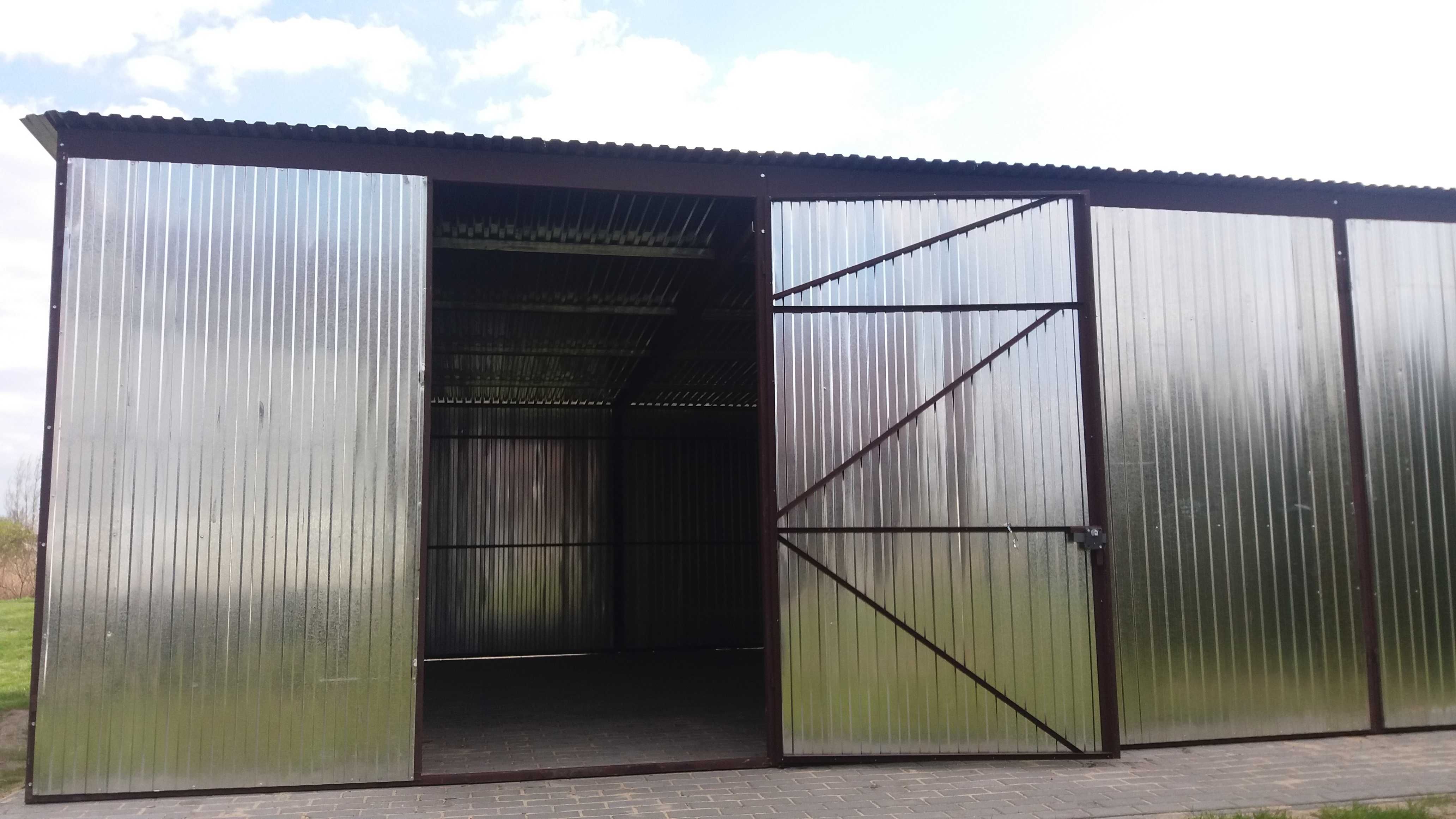 Garaż blaszany 7,5 x 6 Magazyn Wiata Garaż blaszak 7x6 6x8 5x9 6x6 7x7