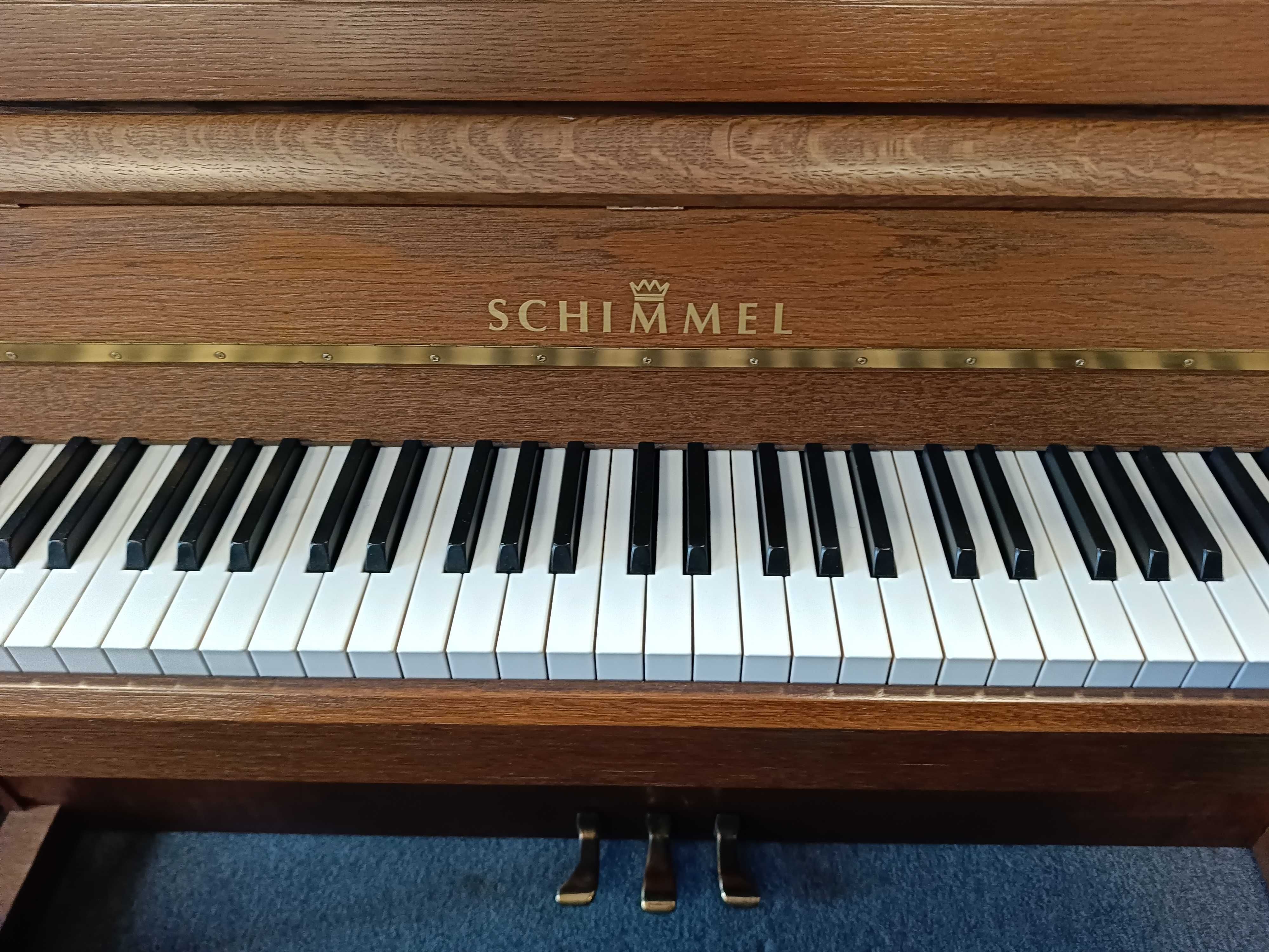 Eleganckie pianino Schimmel – niemiecka jakość