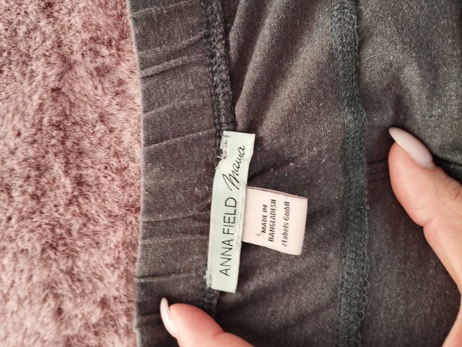 Spodnie ciążowe H&M granat plus leginsy