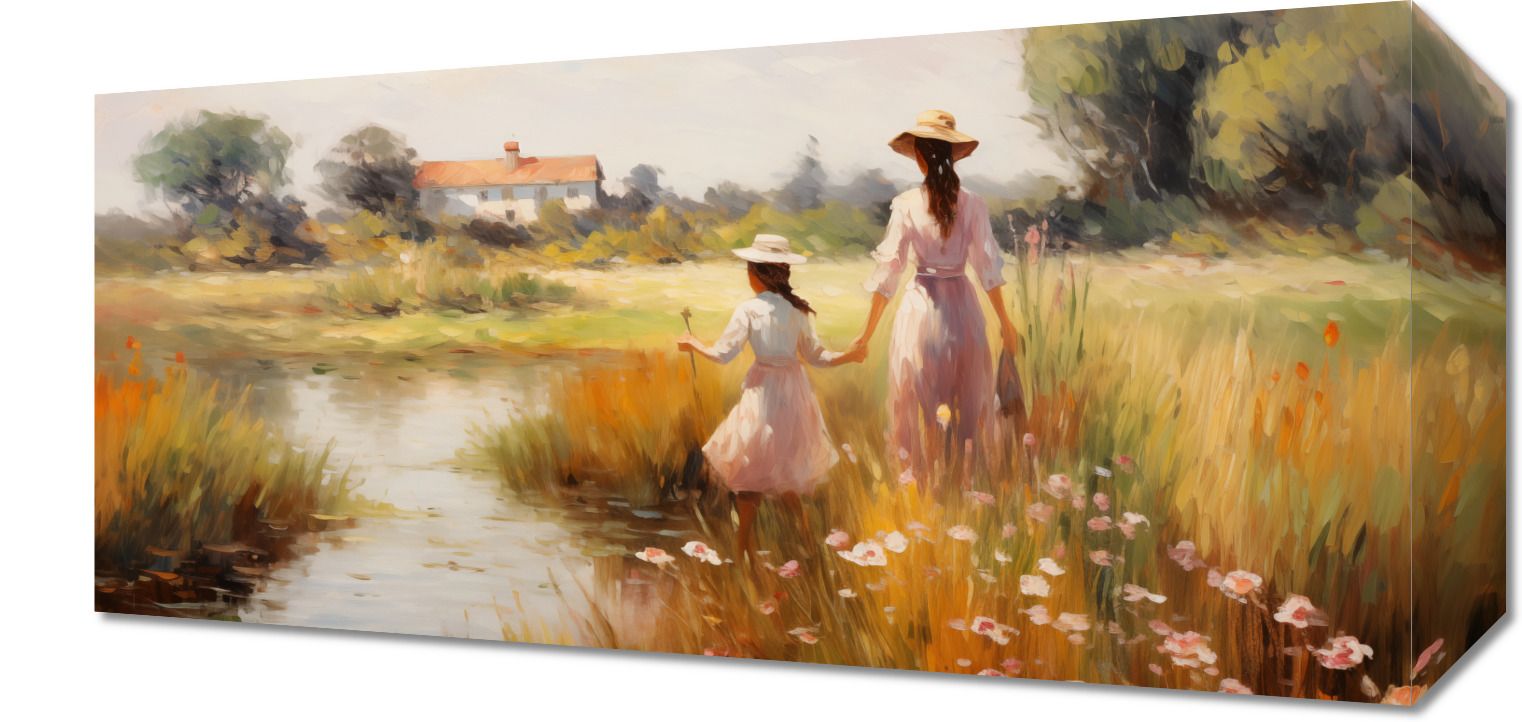Obraz 40x20cm Wiejskie Połączenie