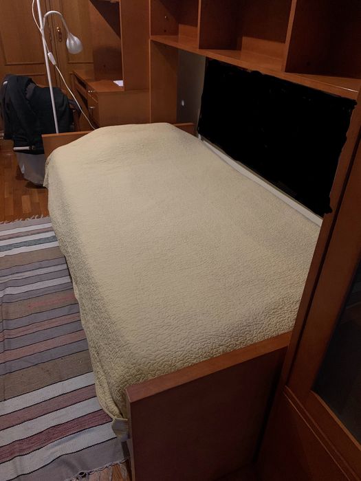 Moveis para quarto + cama + espelho