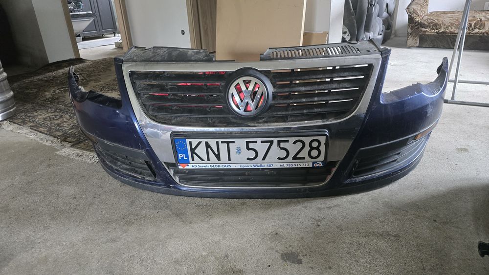 Vw pasaat b7 maska zderzak blotnik pas lampa deska drzwi