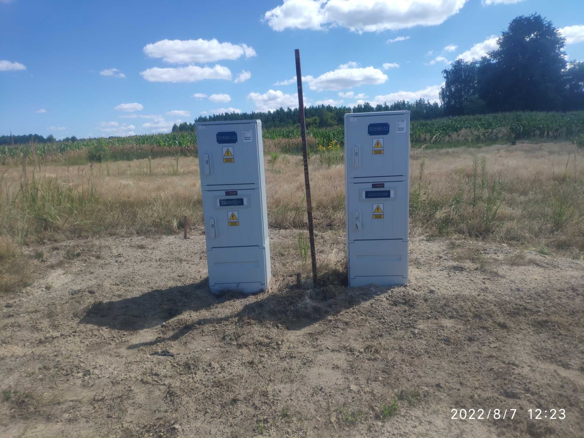 Działka budowlana z mediami - Kolonia Osiek, gm. Galewice