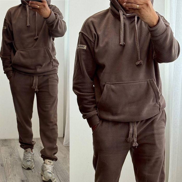 Теплий чоловічий спортивний костюм з флісу .44-46,48-52,54-56